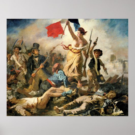 Poster Victoire de Delacroix Lady menant à la victoire (Devant)