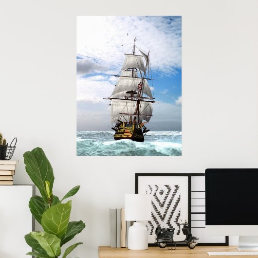 Poster Victoire de H M S (Bureau à domicile)