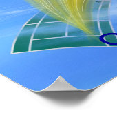 Poster Victoire de Tennis, personnalisée (Coin)