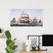 Poster Victoire du HMS, 1806 (Bureau à domicile)