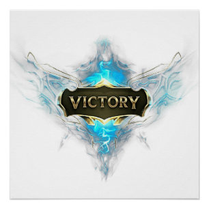 Poster Victoire - Un symbole de triomphe et de réussite