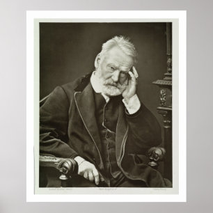 Poster Victor Hugo (1802-85), de 'Galerie Contemporaine