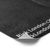 Poster Victor Hugo & Happiness Citation Rick London Poste (Coin)