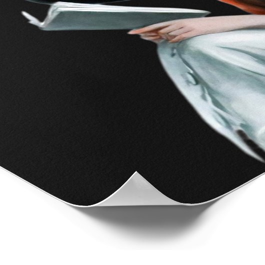 Poster Victor Hugo reading quote (Coin)