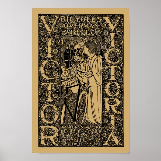 Poster Victor, Victoria Publicité pour vélos (Devant)