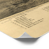 Poster Victoria Colombie-Britannique 1889 Antique Panoram (Coin)