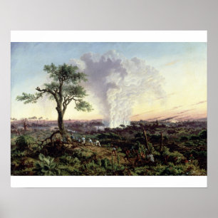 Poster Victoria Falls at Sunrise, avec The Smoke ou S