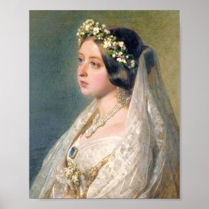 Poster Victoria La Mariée Par Franz Xaver Winterhalter