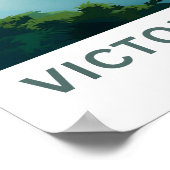 Poster Victoria Peak Hongkong Imprimer (Coin)