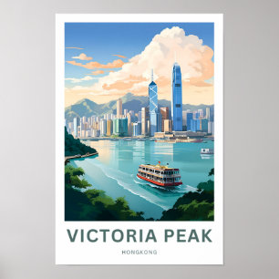 Poster Victoria Peak Hongkong Imprimer