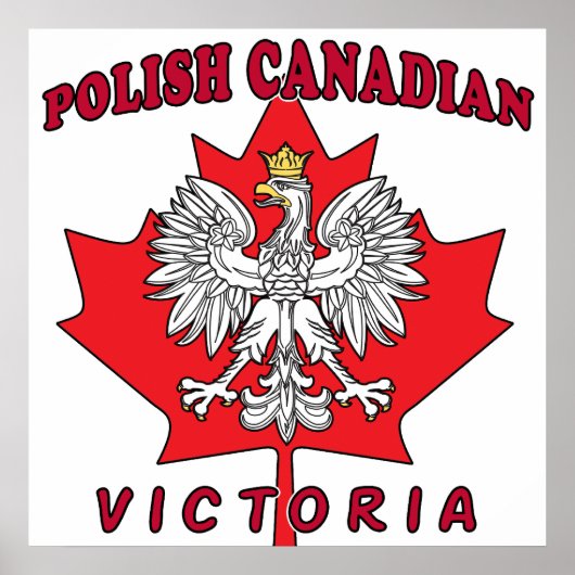 Poster Victoria Polonaise Feuille canadienne (Devant)