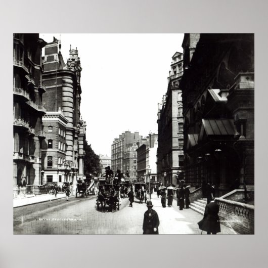 Poster Victoria Street, Londres, c.1890 (Devant)