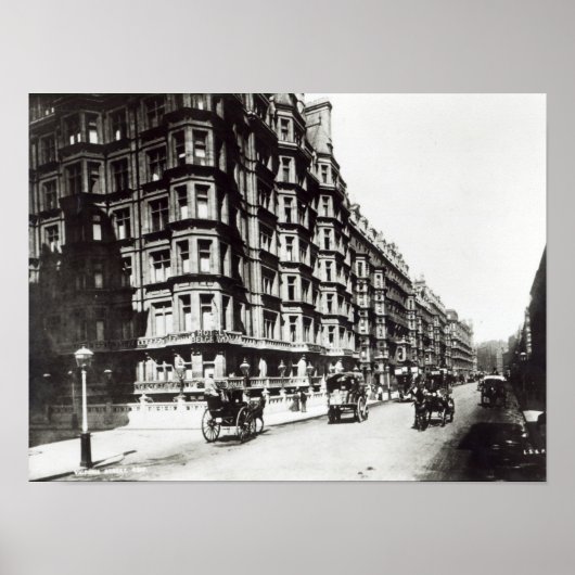 Poster Victoria Street, Londres, vers 1900 (Devant)