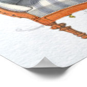 Poster Victorian Blue Stripe Chaise Lounge (Coin)