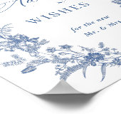 Poster Victorian Dusty Blue French Garden Conseils & Souh (Coin)