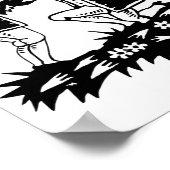 Poster Victorian Gay Man propose la silhouette de Lover (Coin)