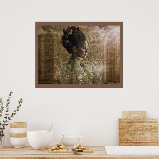 Poster Victorian Ghost Lady in Waiting (Cuisine)