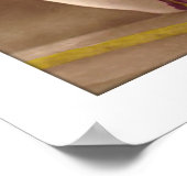 Poster victorian girl with fan headband (Coin)