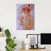 Poster Victorian Lady Jessica (Bureau à domicile)