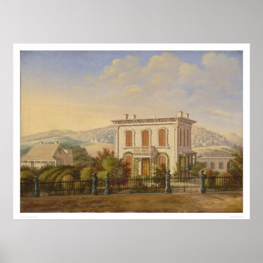 Poster Victorian Residence, San Francisco, Californie. (1 (Devant)