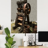 Poster VICTORIAN STAMP MILL pour MINE D'OR (Bureau à domicile)