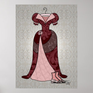Poster 'Victorian Tea Gown'