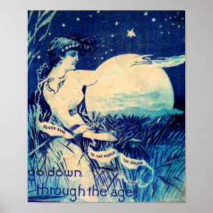 Poster Victorian trade card Oliver Chilled Plow