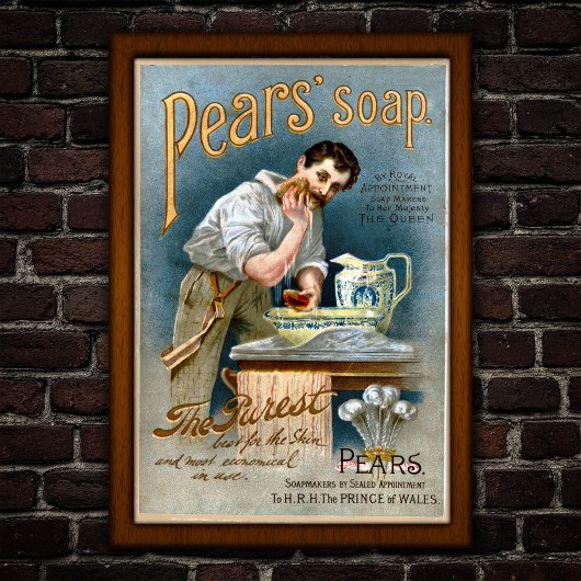 Poster Victorian Vintage Soap Advertising