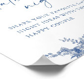 Poster Victorien Dusty Bleu Jardin Français Date Idée de  (Coin)