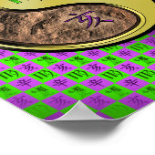 Poster Vidéo & Boar en métal (Coin)