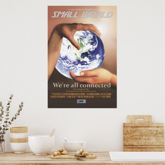 Poster vidéo CSA Small World 27X40 (Cuisine)