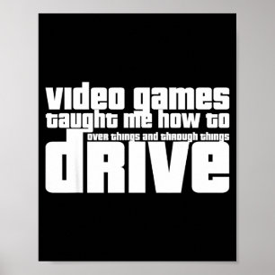 Poster Vidéo de jeu drôle de nouveau conducteur de jeu vi