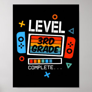 Poster Vidéo du dernier jour d'école niveau 3e année comp