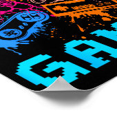 Poster Video Game Console Controllers Clic Gamer Lover Co (Coin)