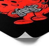 Poster Video Game Gamer Heart Valentines Day Gaming Boys  (Coin)