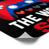 Poster Video Games Valentines Day Gamer Gaming  (Coin)