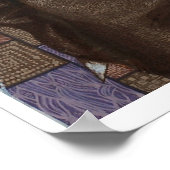 Poster Vidéo Star Acteur Vieux Hollywood portrait d'art (Coin)