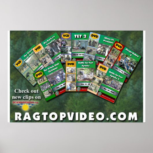 Poster Vidéos Vidéos de Old River Paintball (Devant)