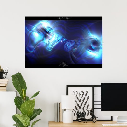 Poster Vie (Bureau à domicile)