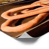 Poster Vie continue avec les fromages, amandes et pretzel (Coin)