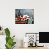 Poster Vie continue avec les oignons - Paul Cézanne (Bureau à domicile)