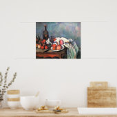 Poster Vie continue avec les oignons - Paul Cézanne (Cuisine)
