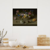 Poster Vie continue de fleurs (Cuisine)