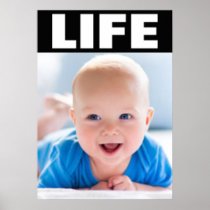 POSTER VIE DE GARÇON SOURIANTE PRO-VIE