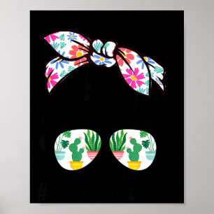 Poster Vie de maman aux plantes bun désordonné plantes &a