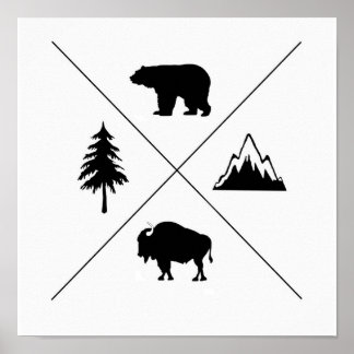 Poster Vie de montagne