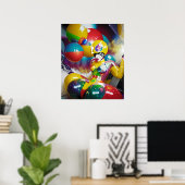 Poster Vie du ballon (Bureau à domicile)