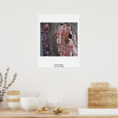 Poster Vie Et Mort De Gustav Klimt (Cuisine)