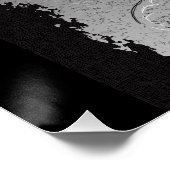 Poster Vie et valeurs, Existentialisme illustré citation (Coin)