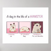 Poster Vie Hamster (Devant)